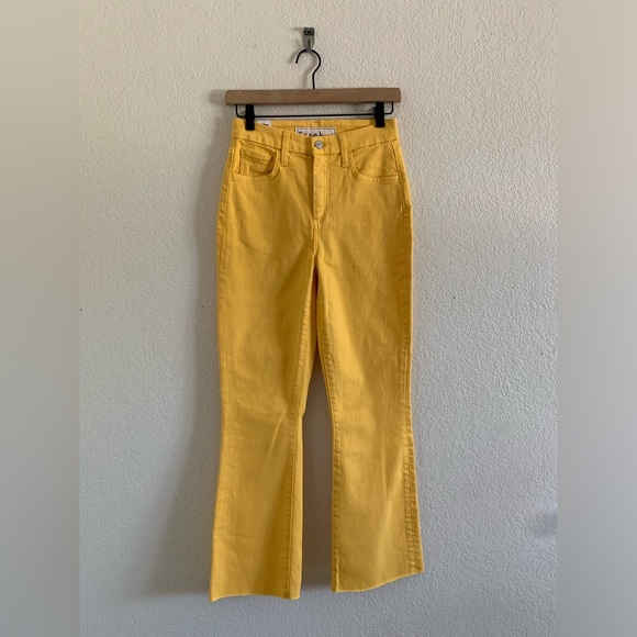 Frank & Eileen Killian Raw Hem Ankle Crop Flare Stretch...